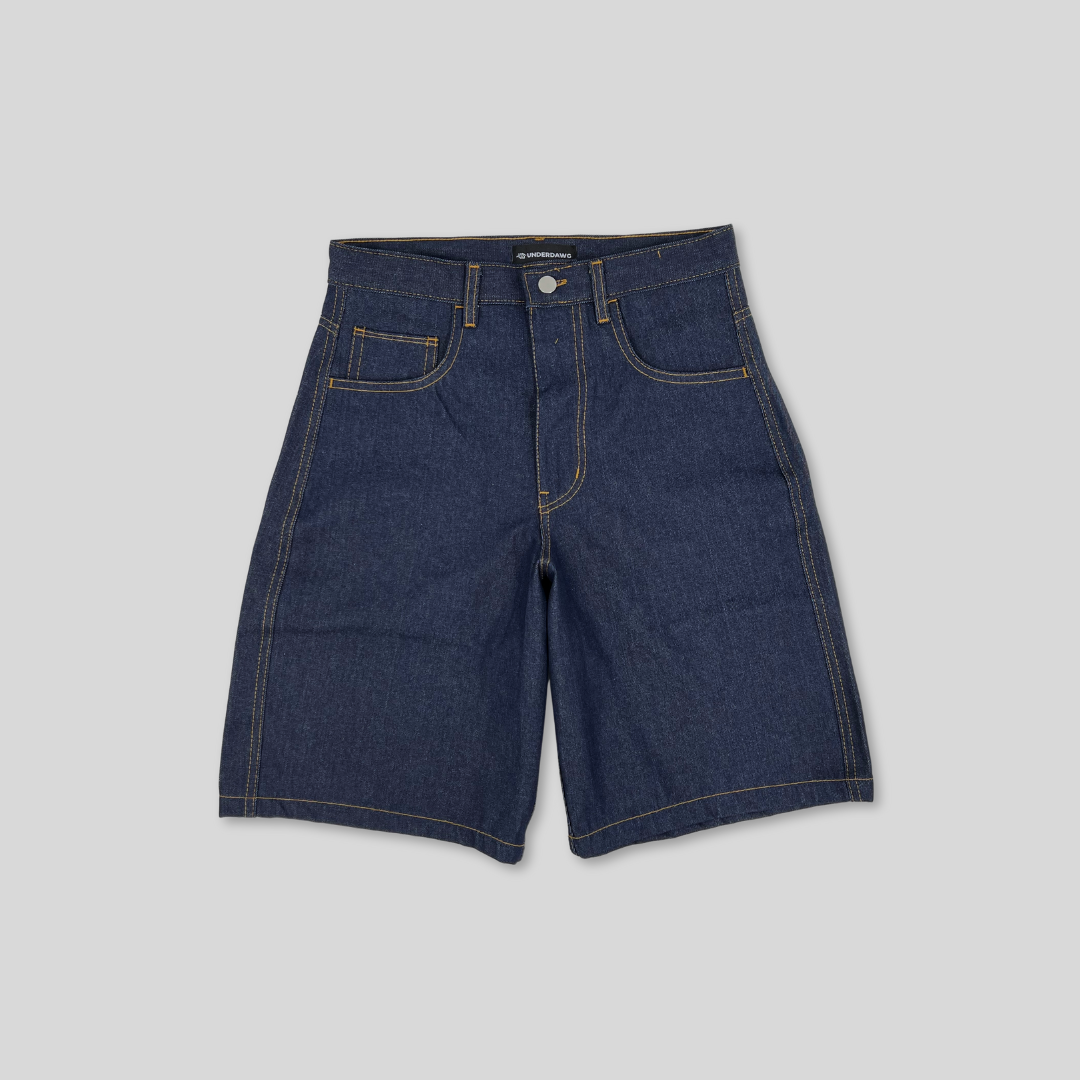 Baggy Denim Jorts | Blue – UNDERDAWG