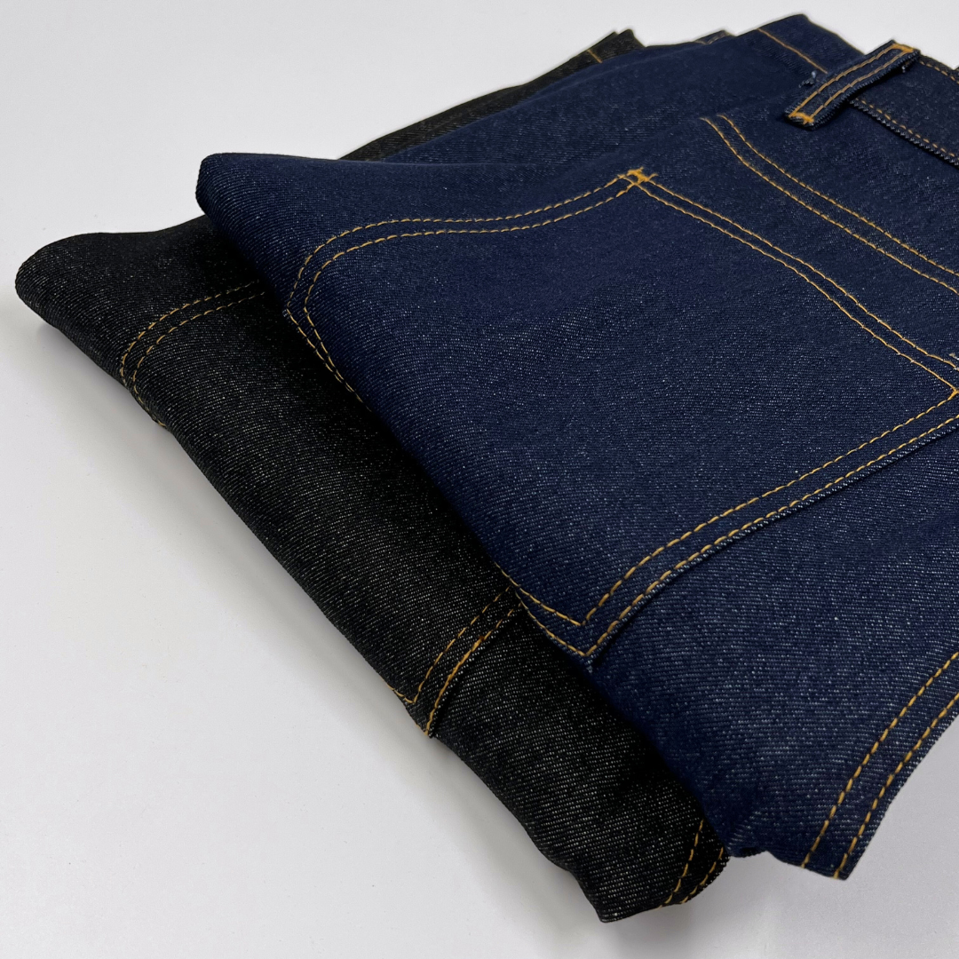 Baggy Denim Pants - Black