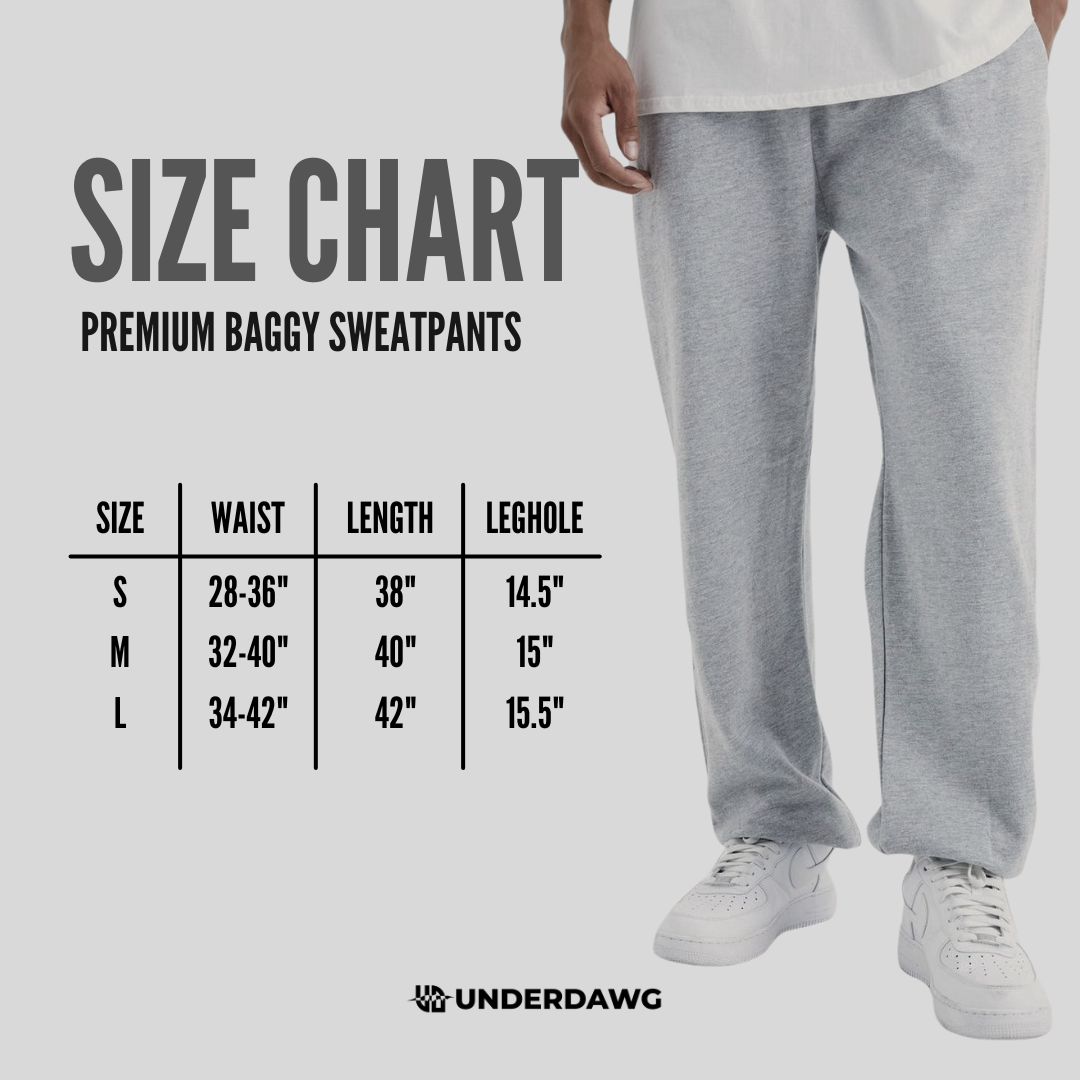 Baggy Sweatpants - Light Gray